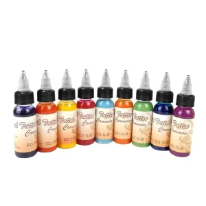 Tattoo Ink Supplies Temporary Airbrush Body Art Painting Inks Set Triple Black Color for Tattoos Machine Kit