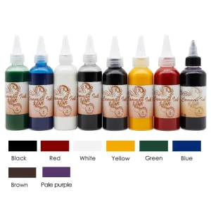 Tattoo Ink Supplies Temporary Airbrush Body Art Painting Inks Set Triple Black Color for Tattoos Machine Kit