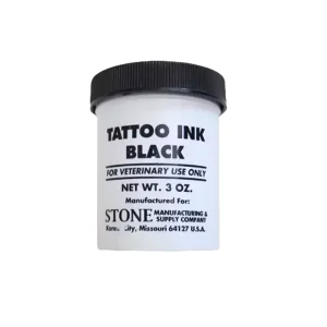 Tattoo Ink for Tattoo Pliers or Tattoo Hammer 3OZ/85g Veterinary Markers