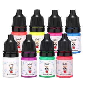 Tattoo Inks Fluorescent Colors Glow in the Dark Effect