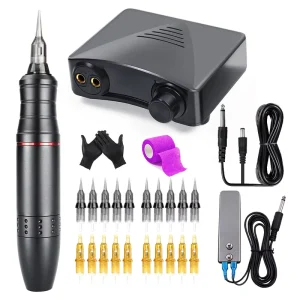 Tattoo Kit Set Professional Complete Rotary Machine Body Art Full Kit