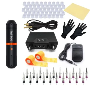 Tattoo Kit TK 02 Stable 6 Colors Available Tattoo Pen Rotary Tattoo Machine Full Kit Set for Beginners