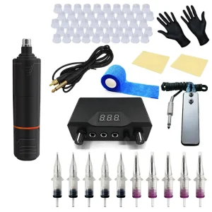 Tattoo Kit TK 06 Concise 4 Colors Available Tattoo Starter Kit Complete Tattoo Machine Pen Full Set