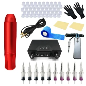 Tattoo Kit TK 07 Fashion 3 Colors Available Complete Tattoo Machine Gun Kit Professional Tattoo Machine Full Set