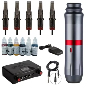 Tattoo Kits Rotary Full Equipment Tattoo Kits Professional Wireless
