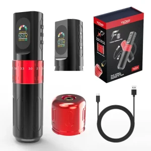Tattoo Machine Pen Adjustable Stroke Professional Wireless Coreless Motor Rotary Battery RCA for Body Art Permanent Makeup