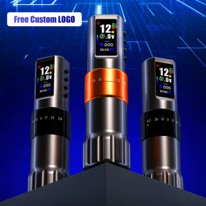 Tattoo Machine with Fast Charging 1600mAh Type C Port 6 Hour Operation Disposable Needle Wireless Design