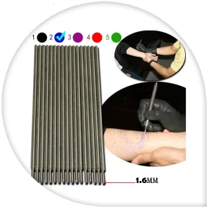Tattoo Metal Drawing Refill Stencil Transfer Marker Pen 5 Colors Clear Long Lasting Skin Pencil Kits Tattoo Supplies