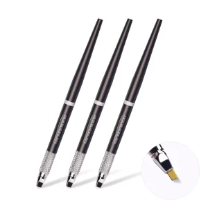 Tattoo Microblading Pen Manual Microblade Needle Holder Fog Eyebrow Tattoo Pen Handmade Embroidery Permanent Makeup Tool