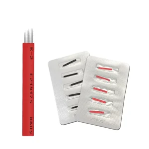 Tattoo Needle Black/red 7 PINS