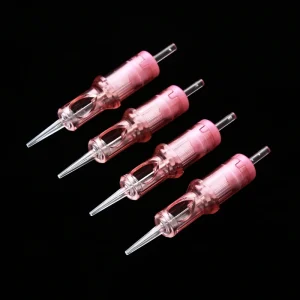 Tattoo Needle Cartridge Stainless Steel Disposable Permanent Membrane Sterilized PMU Skin Safe