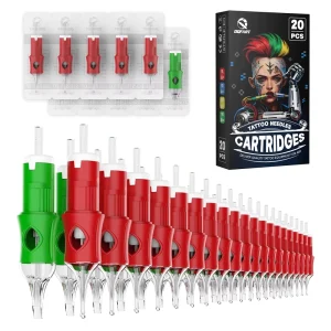 Tattoo Needle Cartridges Set 20 Pack Mixed Models High Quality Tattoo Supplies