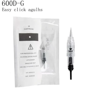Tattoo Needle Disposable Cartridges Easy Click Pen for Permanent Makeup Eyebrow Needle Cartridge