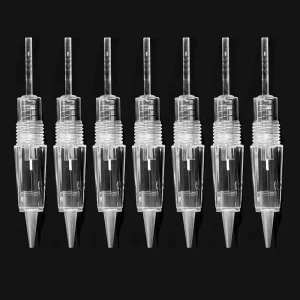 Tattoo Needle Disposable Screw Cartridge Needle Micropigmentation Permanent Makeup Tattoo Eyebrow Lips Pen Needles