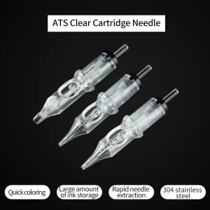 Tattoo Needles 1RL 3RL 5RL 7RL Clear Cartridge RL M1 RM RS 0.35mm Sterilized Permanent Body Art