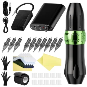 Tattoo Pen Cartridge Wireless Tattoo Machine Kit Beginner Rotary Machine Type Machine Kit Complete Tattoo Kit Supplies