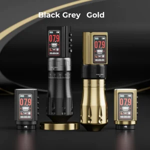 Tattoo Pen Machine Gun Adjustable Stroke Tattoo Equipment Dual Battery Tattoo Rotary Machine Pen for Body Art