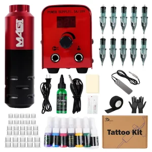 Tattoo Pen Machine Kit Tattoo Set Needles Soap Ink Sets