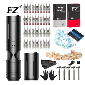 Tattoo Pen Machine P3 Professional Tattoo Pen Adjustable Stroke Wireless Tattoo Machine Full Complete Set