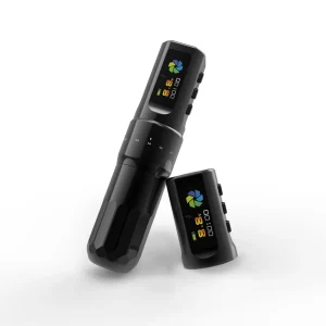 Tattoo Pen Machine Wireless Electric for Permanent Cartridge 2.4 4.2mm Strokes Length Changeable 2pcs Batteries