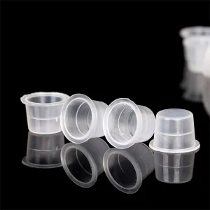 Tattoo Permanent Makeup Supplies Kits Container Cup Tattoo Accessory 100pcs Plastic Disposable Tattoo Ink Cups
