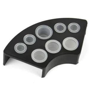 Tattoo Pigment Ink Cup Holder Stand Shelf Plastic 8-Hole Color Holder for Permanent Makeup Eyebrow Use Tattoo