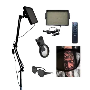 Tattoo Removal Reflective Kit Remote Control Tattoo Floor Working Light Tattoo Artist Supply