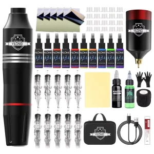Tattoo Set Professional Complete Full Tattoo Machine Kit for Tattoo Artist