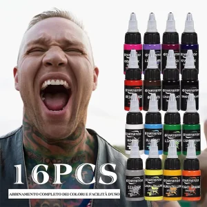 Tattoo Shop Supplies Supplier Vegan Friendly Tattoo Ink Set 15ML