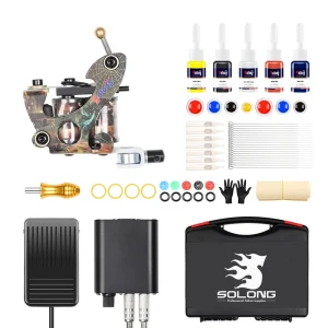 Tattoo Starter Kit Coil Tattoo Machine Set