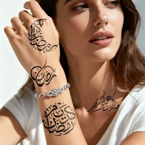 Tattoo Stencils Henna Hollow Out Templates Moon Star Magic Patterns DIY Body Hand Art Stencils Temporary Tattoo
