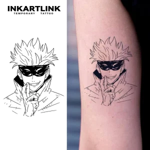 Tattoo Sticker for Body Paper Tattoo Sticker Anime Sorcerer Waterproof Eco friendly Long Lasting 15 Days Bulk