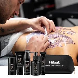 Tattoo Supplies Tattoo Aftercare Set Foam Cleanser Lotion Repair Cream Sunscreen Stick Moisturizing Care Kit Tattoo Kit