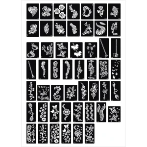 Tattoo Supplies Waterproof Body Art Paints Design Template Sticker Temporary Tattoo Stencil for Tattoo Juice Ink Sricker