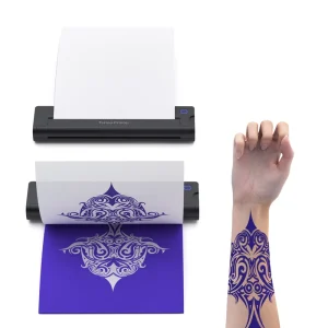 Tattoo Thermal Printer Tattoo Machine Compatible for Phone and Computer