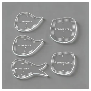 Tear Drop Arch Brow Mapping Tool 1 Minute Brow Shaping Ruler Emplate Stencils Fast Drawing Pmu Eyebrow Hairstroke Eyeliner Ruler