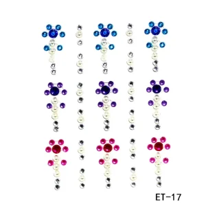 Teardrop Eyebrow Face Gem Jewels Rave Face Crystal Gem Eye Face Body Jewel Crystal Rhinestone Stickers for Festival Party Club