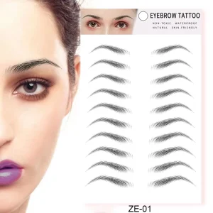 Temporary 3d Tattoo Sticker Eyebrows Eyebrow Tattoo Stickers