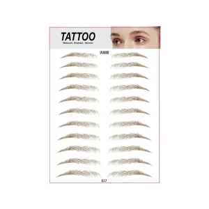Temporary 4d Eyebrow Tattoo Sticker sy8u Adhesive Diy Eyes Tattoo Stickers Temporary Tattoo Machine Waterproof Tatoo Temporary