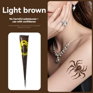 Temporary Body Art Paste Matching Black Xuan Paper Stencil Multi Color Pigments for Hand Tattoo Creation