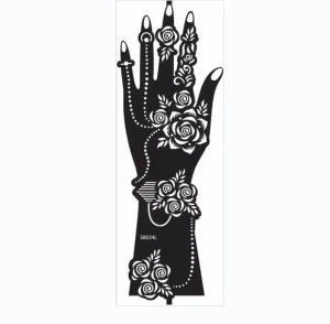 Temporary Body Art Tattoo Stencils Adhesive Paint Type Body Painting Supplies Face Painting Kits for Body