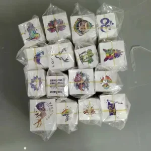 Temporary Custom Cartoon Tattoo Stickers for Kids Writing Paper