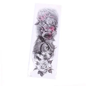 Temporary Eco-Friendly Non-Toxic 6 Month Full Arm Body Tattoo Sticker for Men