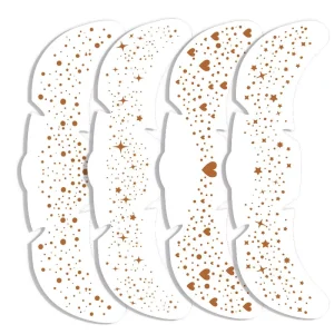 Temporary Metallic Gold Silver Glitter Waterproof Freckle Face Tattoo Stickers