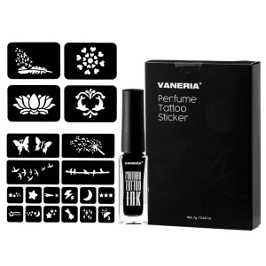 Temporary Paper Tattoo Sticker Perfume Private Label Custom Tattoos for Face & Body Use Women and Men