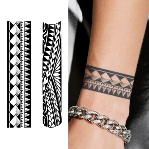 Temporary Tattoo Creative Semi permanent Tattoo Waterproof Lasting 2 Weeks Arm Herbal Tattoo