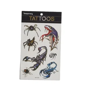 Temporary Tattoo Custom Printed Logo DIY Design Body Temporary Tattoo Sticker Waterproof
