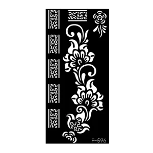 Temporary Tattoo Kit Golden Shiny Tattoos for Adults
