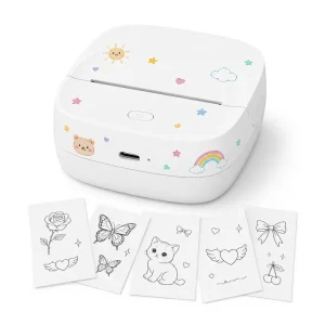 Temporary Tattoo Printer for Inkless DIY Tattoo Maker Machine for Kids Gifts Parties Creative Play