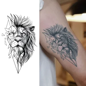 Temporary Tattoo Semi Permanent Tattoo Waterproof Sweatproof Last for 2 Week Realistic Herbal Anti friction Tattoo for Arm Body